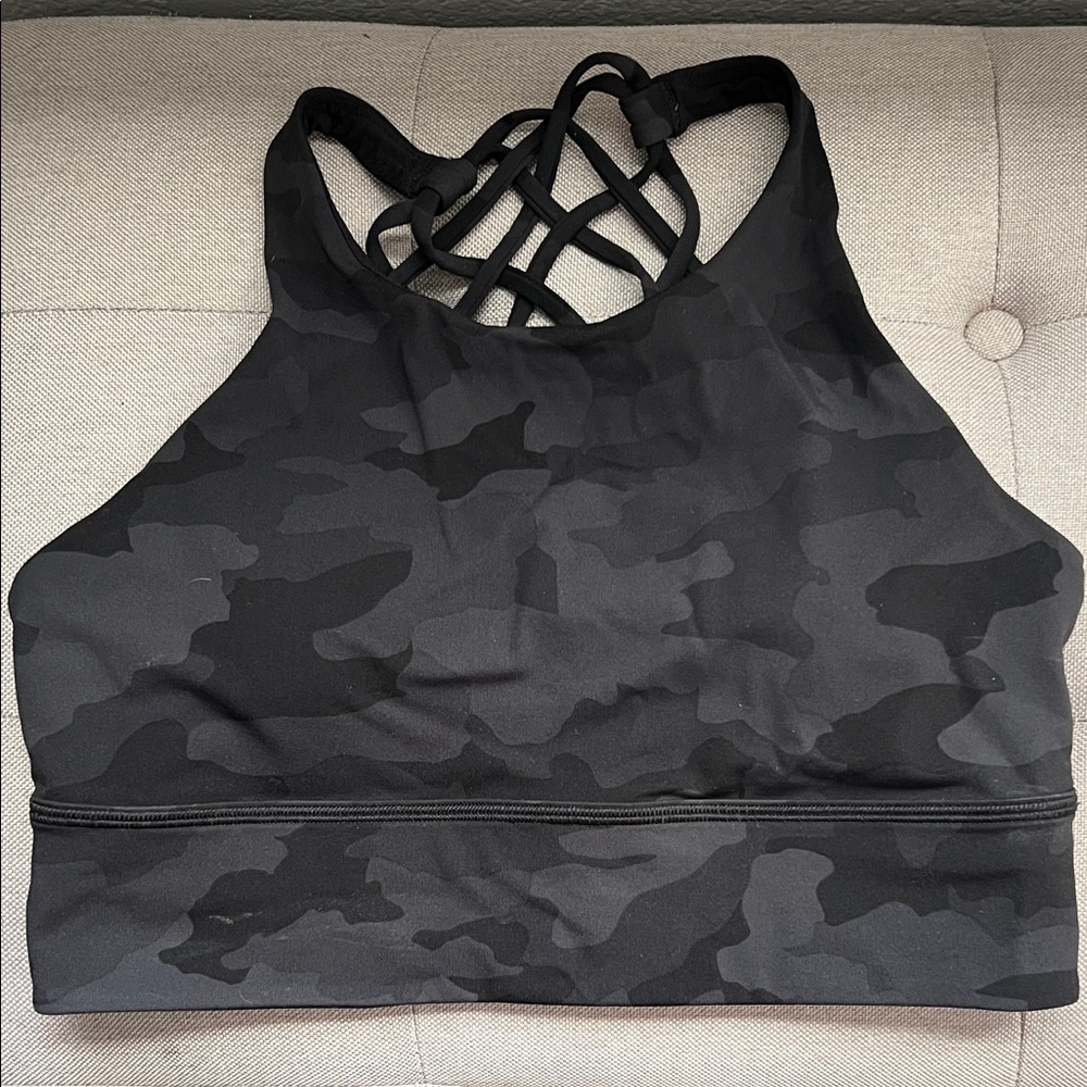 Free to Be High-Neck Longline Bra - Wild